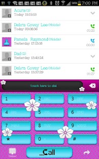 GO CONTACTS-TurquoisePurpleFlo Screenshots 0