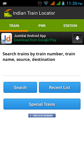 Indian Train Locator