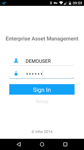 Infor EAM Mobile for Phone