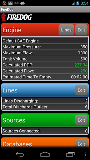 Fire Dog Pump Calculator