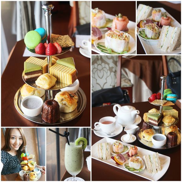 《下午茶》台北中山 神旺商務酒店。神旺銀柏廳 上午11點半吃到晚上9點 全天供應 英式經典三層下午茶。Sheena   