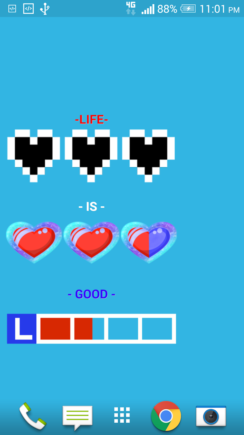 Heart Container Battery Meter Screen 3
