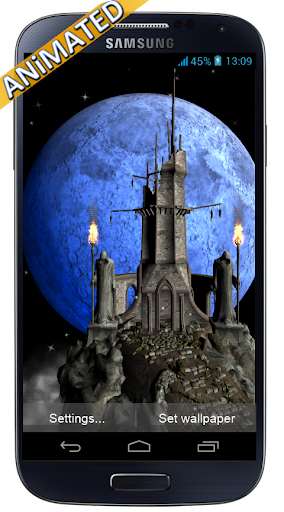 3D Mystic Tower Snow Moon