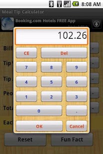 Meal Tip Calculator Screenshots 1