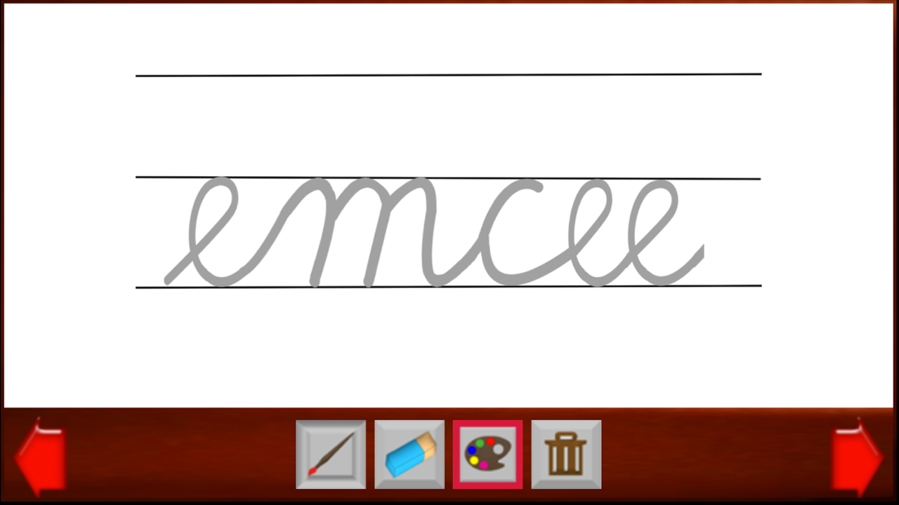 Worksheet English Alphabets Cursive Writing learn english cursive writing android apps on google play screenshot