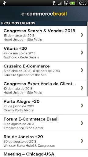 【免費生產應用App】Eventos E-Commerce Brasil-APP點子