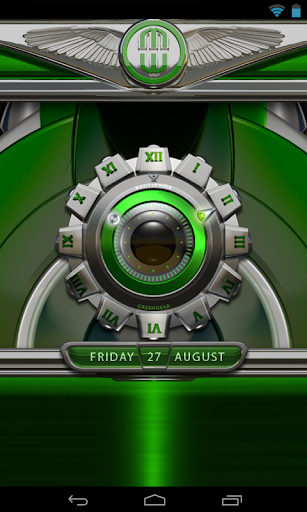 免費下載個人化APP|Clock Widget Green Gear app開箱文|APP開箱王