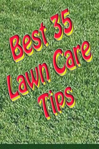 Best 35 Lawn Care Tips