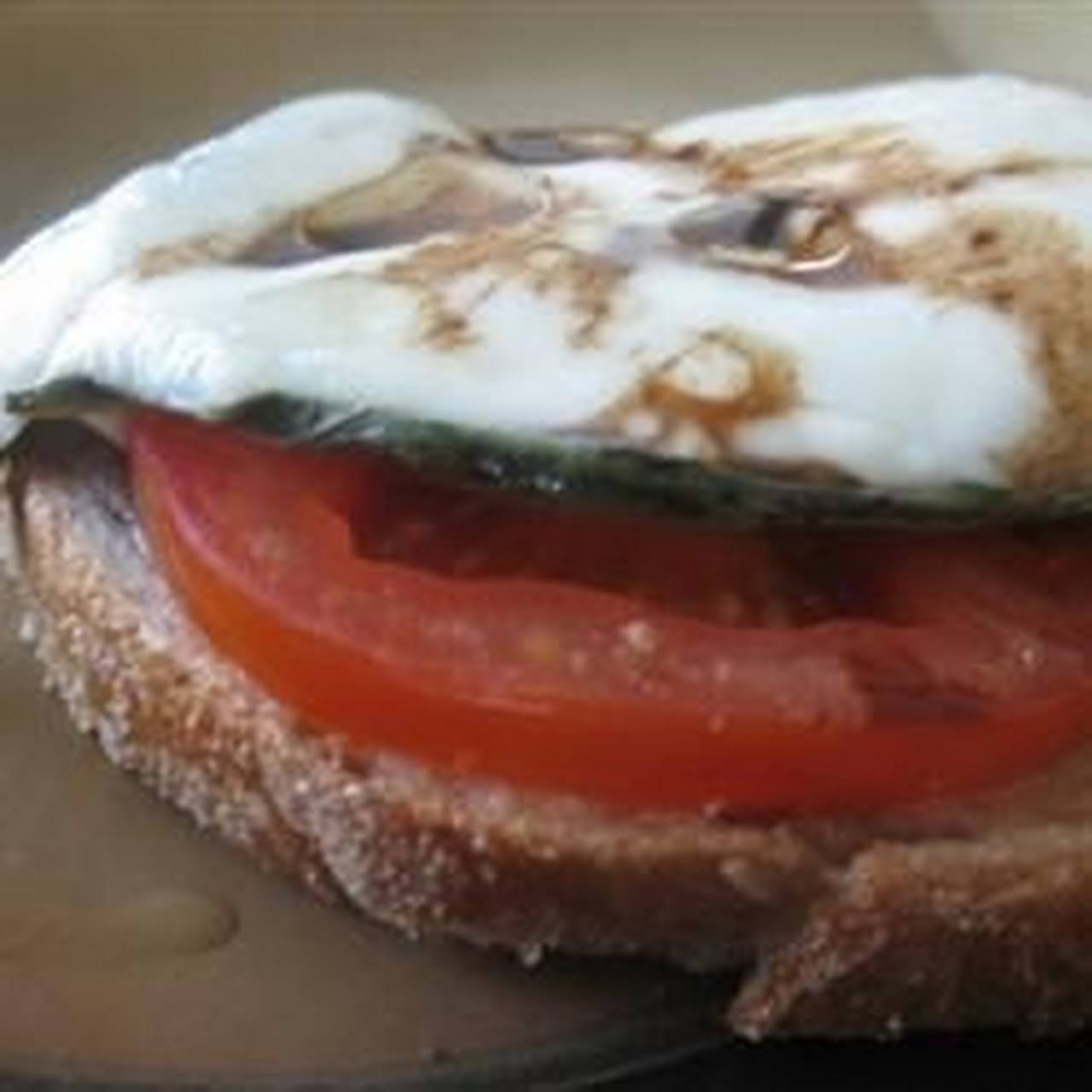  get into  slant Mozzarella Sandwich