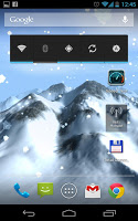 Captura de pantalla de Snowfall Live Wallpaper APK #2