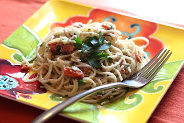 Smoked Salmon Pasta with Pine Nuts