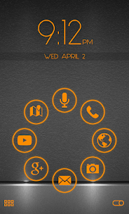 How to install Stamped Orange Pack SL Theme 1.1 unlimited apk for android