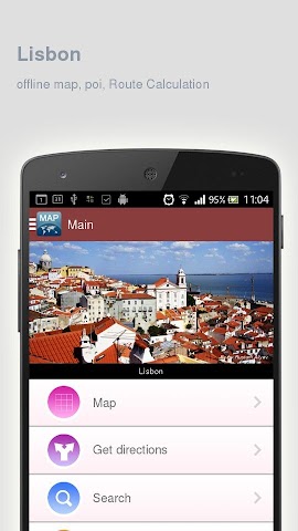 Screenshot 1 Karte von Lissabon offline
