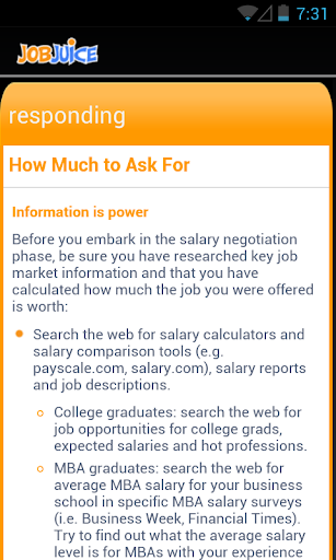 【免費商業App】Salary Negotiation Jobjuice-APP點子