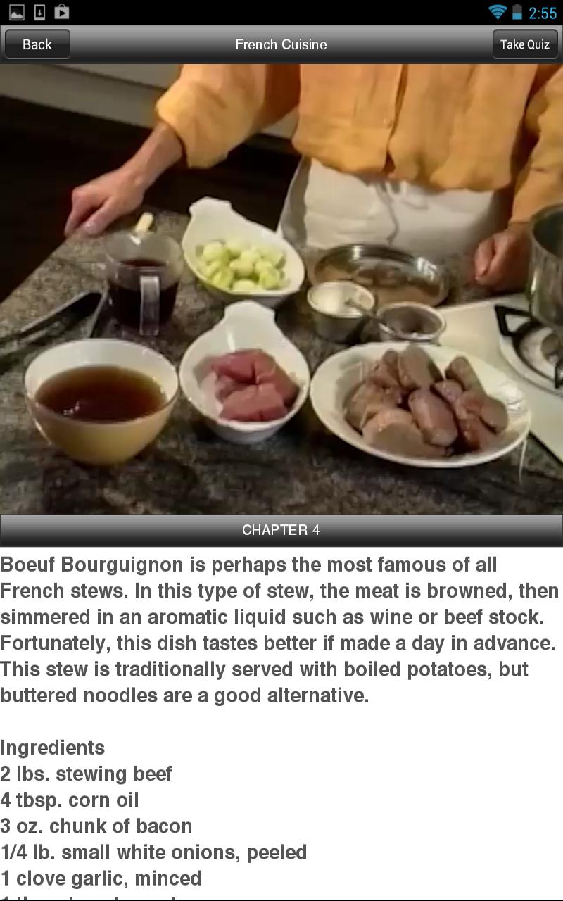 French Cuisine Screen 2