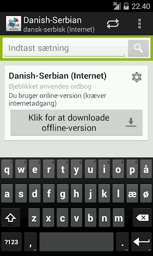 Danish-Serbian Dictionary