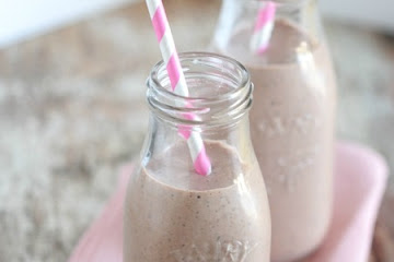 Chia, Dark Chocolate and Mint Shake