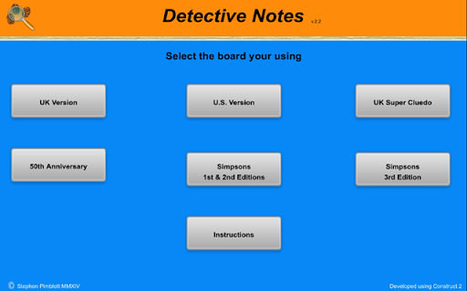 Detective Notes