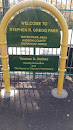 Welcome To Stephen R. Gregg Park Sign