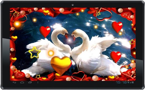 Valentine Birds live wallpaper