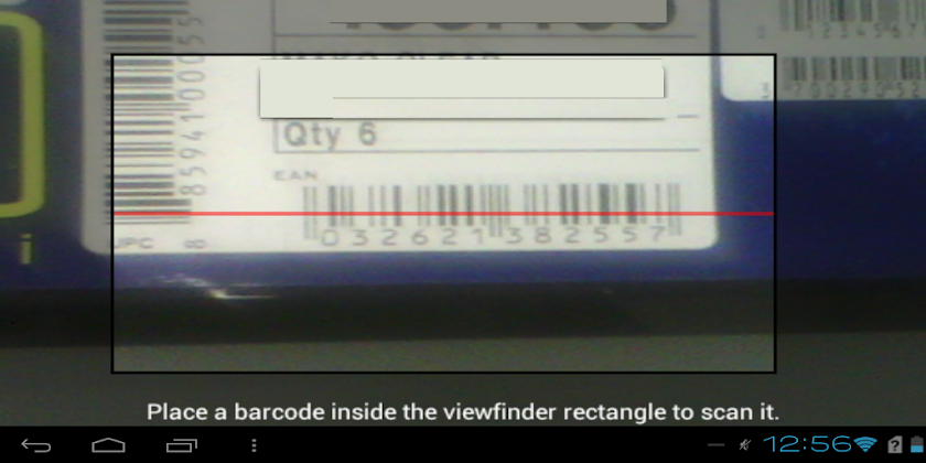 Keyboard + BARCODE SCANNER Screen 2