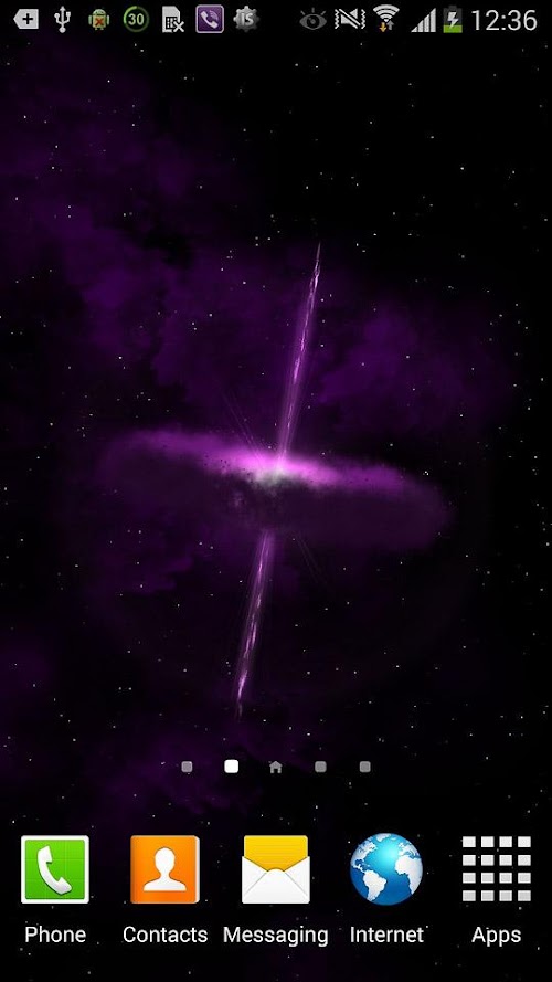 Android application Quasar screenshort