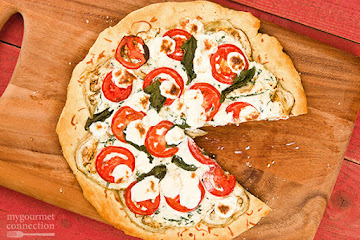 Eggplant Pizza with Ricotta