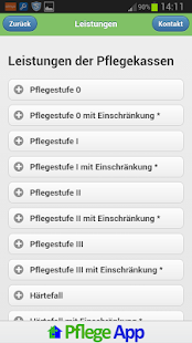 Pflege App Screenshots 1
