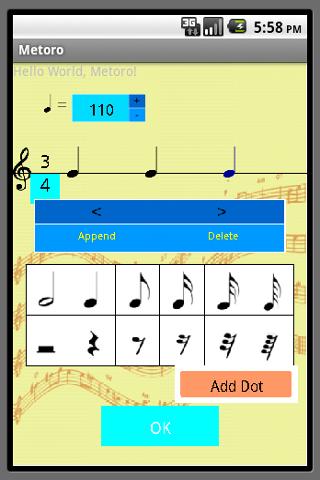 Android application Rhythm Maker Pro screenshort