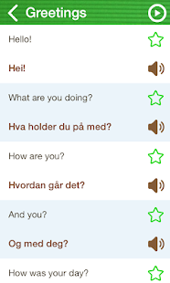 phrasebook norwegian learn
