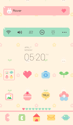 cute pixel dodol theme