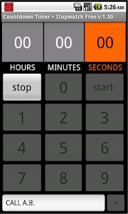Countdown Timer+Stopwatch Full Screenshots 3