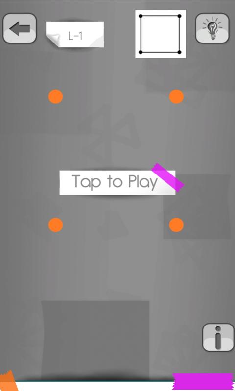 Line Drawing Game App : One touch draw quick drawing to connect two dots