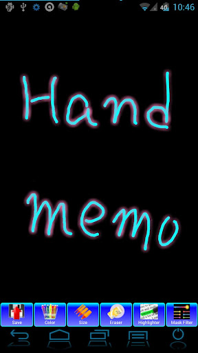 Handwritten notes Finger Memo