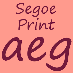 Segoe Print FlipFont 1.0