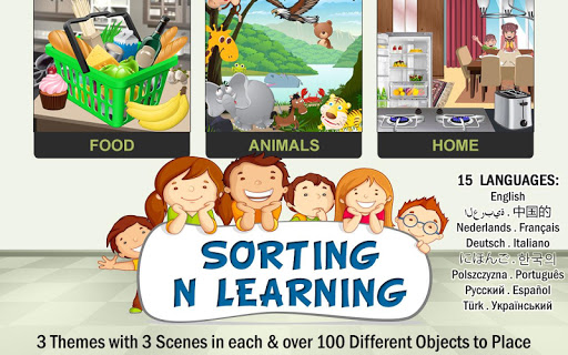 Sorting n Learning game 4 Kids