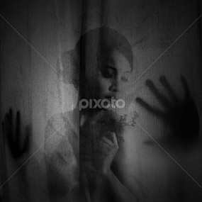 If You Dare Come a Little Closer by Iwul Maulana - Black & White Abstract