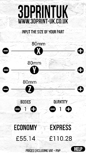 Lastest 3DPRINTUK Price Estimator APK