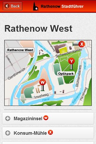 Rathenow Stadtführer Screen 2