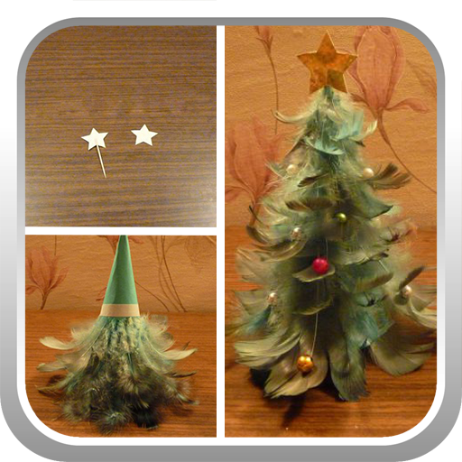 Xmas tree made of feathers 娛樂 App LOGO-APP開箱王