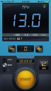 Tennis Serve Speed Radar Gun Screenshots 3