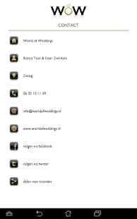 WoW plan-your-wedding app Screenshots 3