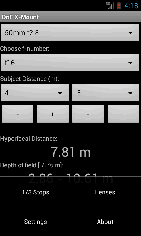 DoF X-Mount (Ad Free) Screen 3