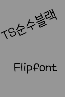 TSpureblack Korean FlipFont