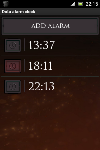 Dota alarm clock