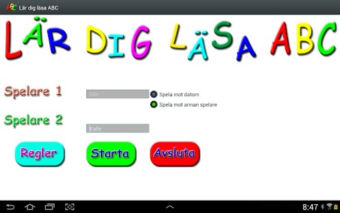 Lär dig ABC - Spel på svenska Screenshots 4