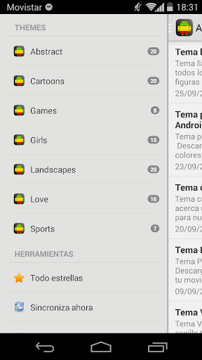 Temas para Android