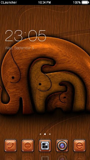 【免費生活App】Three Elephants Theme-APP點子