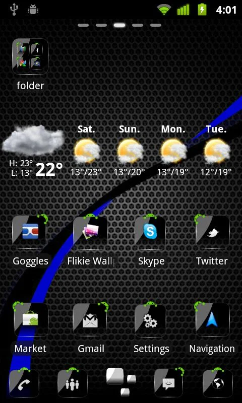 Go theme HD Crystal Black - screenshot