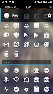 White Frost Go Apex Nova Theme apk cracked download - screenshot thumbnail